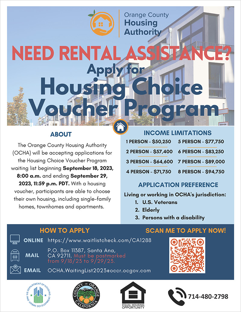 OCHA 2023 Waiting List flyer